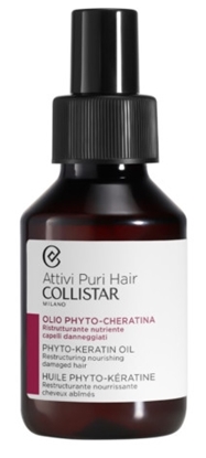 COLLISTAR ATTIVI PURI PHYTOKERATIN HAIR OIL 100ML